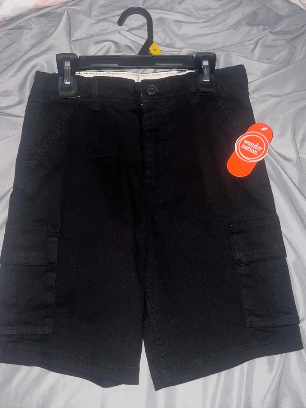 Boys' Black Cargo Shorts